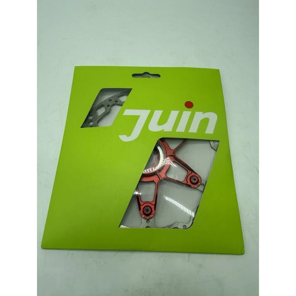 Juin RT01 Centerlock Bicycle Disc Brake Rotor, Red, 160mm Bike Race Enthusiasts